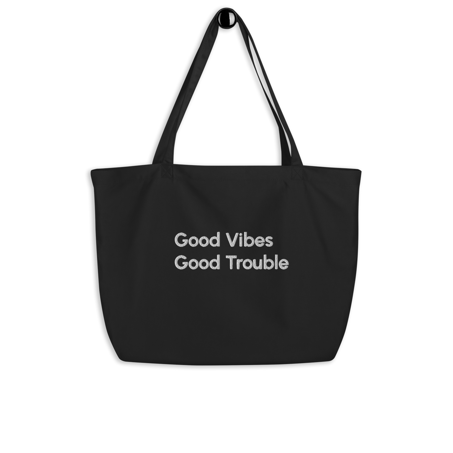 Good Vibes Good Trouble Tote Bag